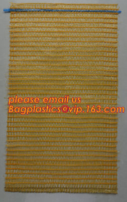 PP net vegetables leno mesh bag Color raschel PP PE mesh Plastic Nets bags tomato mesh bag,Agriculture Industrial Use an