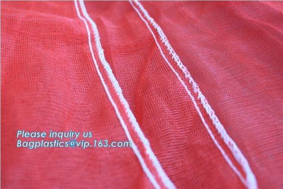 Cheap PP/PE Knitted plastic raschel leno mesh packing bags customized color size for Agriculture fruit vegetable, bageas