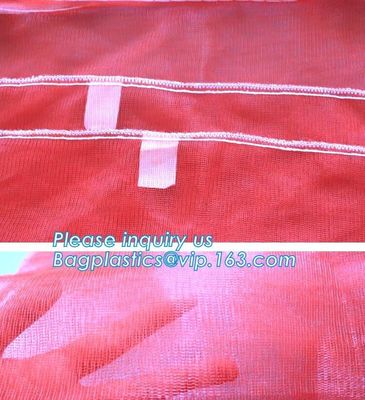 PE Knitted mesh bag and Raschel mesh bag,Factory Price Supply Plastic Pe Raschel Monifilament Date Mesh Net Bags, bageas