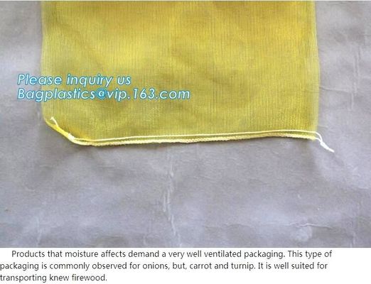 Plastic mesh net raschel bag in roll for automatic packing,Plastic raschel raschel PE fruit mesh net bag, bagease, pack