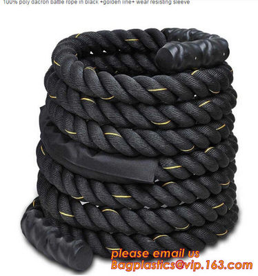 Poly Dacron Battle Rope 1.5&quot; Sports Training 40 ft Battling Battle