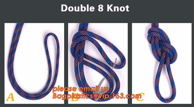 100% nylon 66 8mm 9mm 9.5mm climbing rope strength, high strength fire escape safety climbing rope