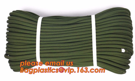 Soft emergency escape rope thin polyester rope, safety rope, climbing rope, protective escape rope, braided polyester