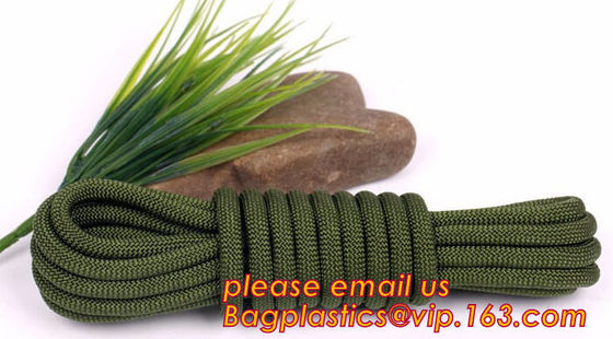 Soft emergency escape rope thin polyester rope, safety rope, climbing rope, protective escape rope, braided polyester