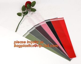 Flower Bud Protective Sleeve Net Paper Kraft Flower Sleeve For Single Rose,Rose Transparent Single Rose Flower Sleeve