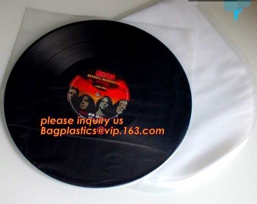 Biodegradable record covers CD LP inner sleeves bag for turntable storage,portable cheap practical custom cd bag bagease