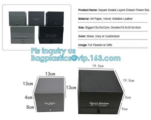 Luxury cardboard folding box magnetic closure rigid collapsible paper foldable gift boxes for clothes or flower BAGPLAST