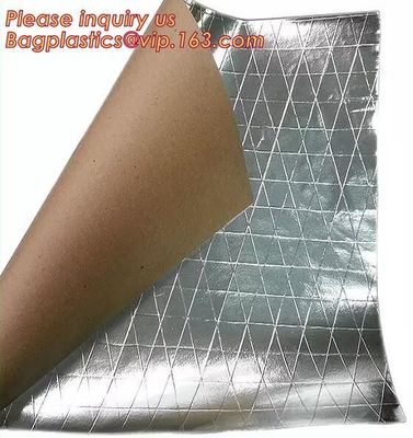 Aluminum Foil-Scrim-Kraft Paper Facing insulation material for building construction,radiant barrier laminated woven clo