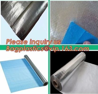 professional woven cloth fabric braided thermal insulation material for house,Tarpaulin Laminated Aluminum Foil material