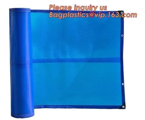 Customized PE Bubble Solar Pool Cover Insulated Swimming Pool Cover Film,USA Europe Popular Swimming Solar Bubble Pool C